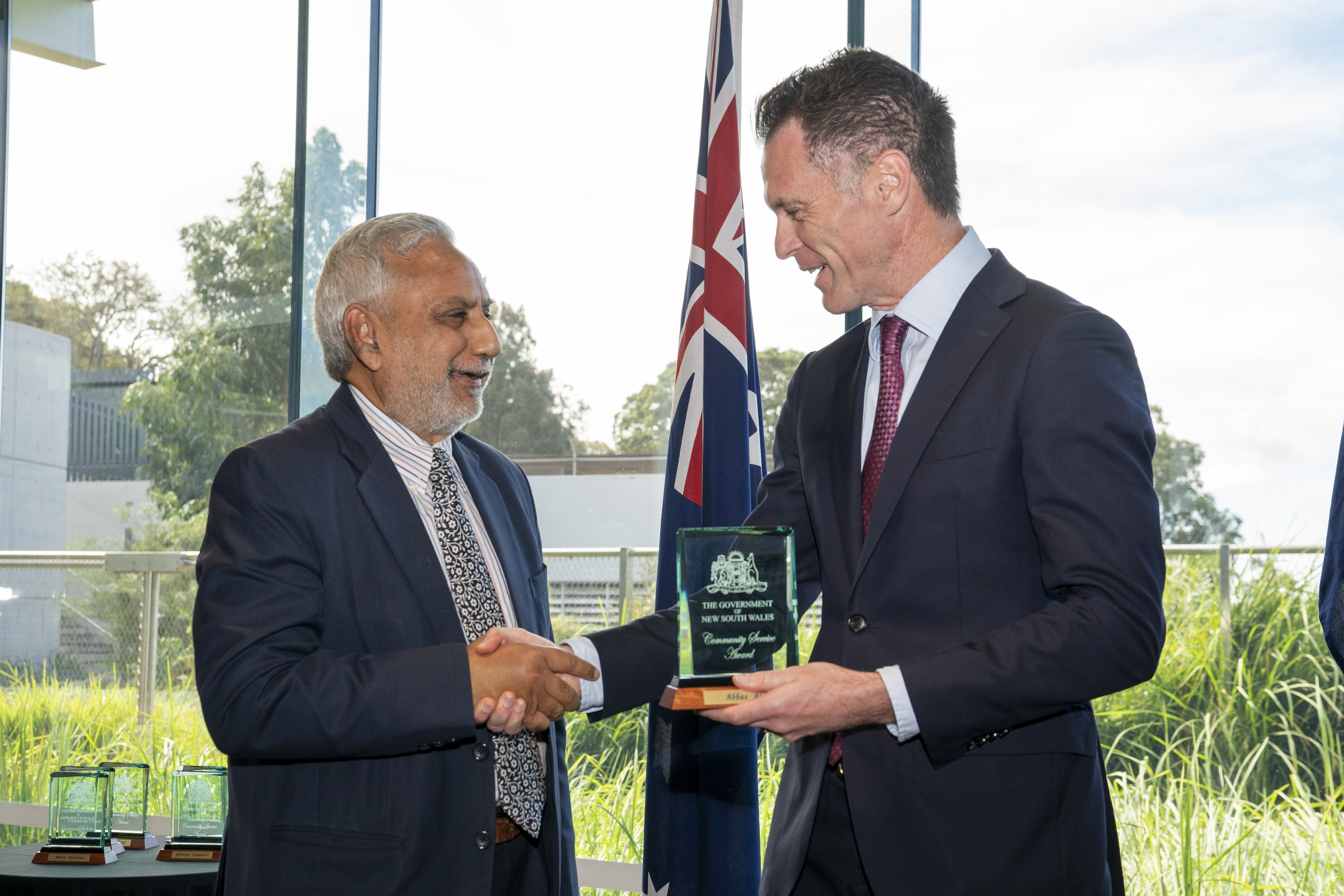 Abbas Alvi, ECCNSW Board member, receives NSW Gov. Community Service Award